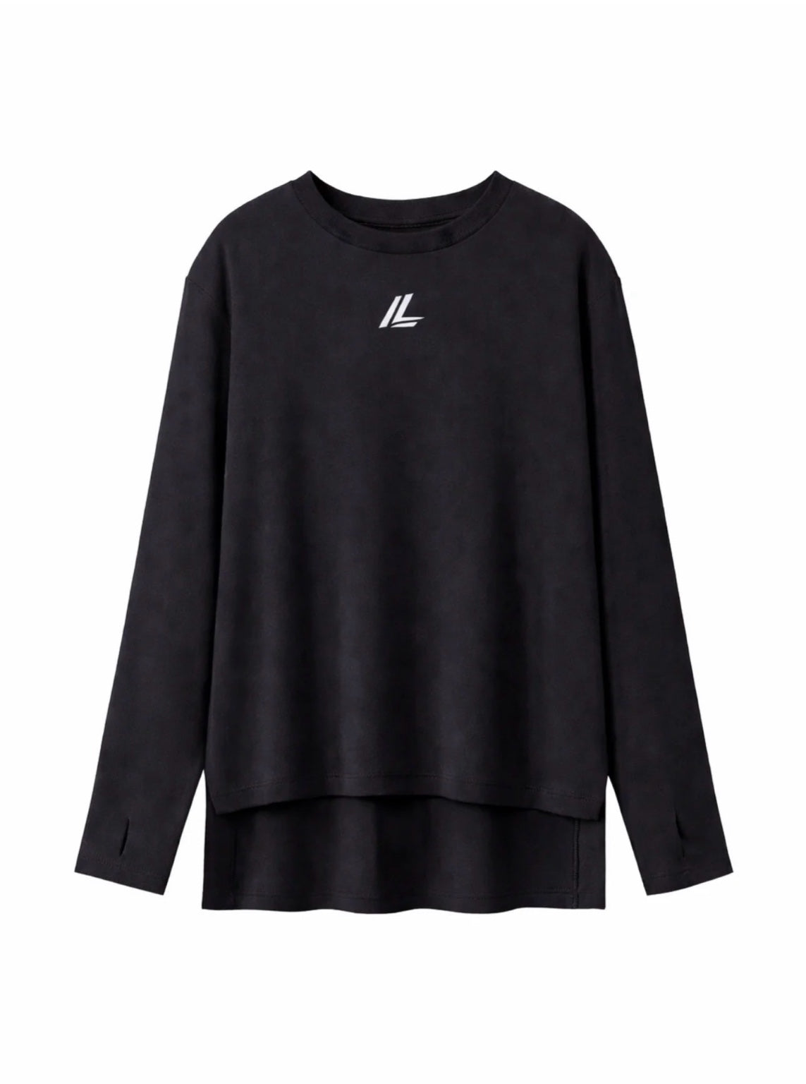 Long -sleeve layered hem top